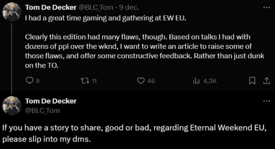 Tom DeDecker JK Tweet